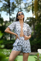 Ivory Bloom Shorts